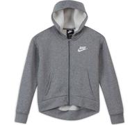 Nike Sweatshirt Mit Reißverschluss Sportswear Club Fleece M Carbon Heather / White (Herstellerartikelnummer: DC7118-091-M)