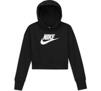 Nike Sportswear Club French Terry Cropped Pullover XS Black / White (Herstellerartikelnummer: DC7210-010-XS)