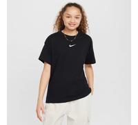 Nike Mädchen T-Shirt Big Girls Sportswear FZ5539-010 122-128 Black