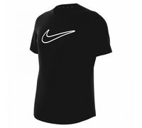 Nike Mädchen T-Shirt Dri-FIT One Fitted Big Kids (Girl) FZ5600-010 158-170 Black/White