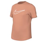 Nike Mädchen T-Shirt Dri-FIT One Fitted Big Kids (Girl) FZ5600-844 128-137 Apricot Agate/White
