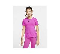 Nike Mädchen T-Shirt G NP TOP SS, fire pink/(Black), XS, AQ9035