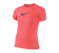 Nike Mädchen T-Shirt Legend Top, Hot Punch/Dark Grey, S