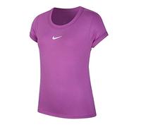 Nike Mädchen T-Shirt NKCT Dry, Purple Nebula/White, M, CQ5386