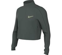 Nike Pro Therma-Fit Oberteil Mit Halbreißverschluss (Mädchen), Vintage Green/Oil Green, HF4682-338, XL
