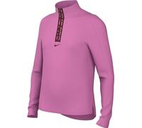 NIKE Dri-FIT 1/2-Zip Langarmshirt Mädchen 675 - playful pink/dark team red M (137-146 cm)