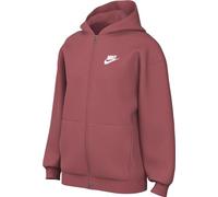 Nike Mädchen Top G NSW Club FLC Ovrszd Fz Lbr, Adobe/White, FD2931-655, M