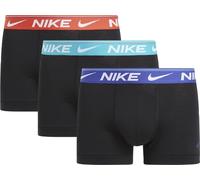 NIKE Mädchen Trunk 3pk Unterwäsche, Blk - Dsty Ccts/Pcnte Rd/Dp Night, L EU