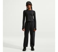 NIKE MAVN Dri-FIT Rib Langarmshirt Mädchen 010 - black/black/black S (128-137 cm)
