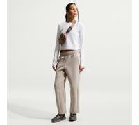 NIKE MAVN Dri-FIT Rib Langarmshirt Mädchen 100 - white/white/white L (146-156 cm)