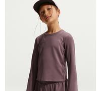 Nike MAVN geripptes Longsleeve mit Dri-FIT-Technologie für Mädchen - Lila XS IM1761-502