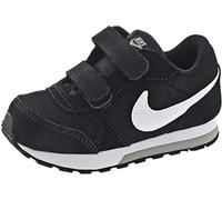 Nike Md Runner 2, Herren Gymnastikschuhe, Schwarz (Black/White-Wolf Grey), 22