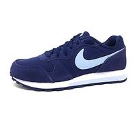 Nike MD Runner 2 PE (GS) Sneaker, Midnight Navy Light Armory Blue, 40 EU