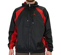 Nike Mens Jordan Essentials Jacket, Black/Gym RED, L