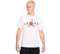 Nike Mens Short Sleeve T-Shirt Jordan Air Wordmark, White/Black/Gym Red, CK4212-103, L