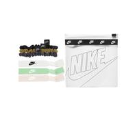 Nike Mixed Hairbands 6er Pack with Pouch in der Farbe Black/Bronzine/Heather Grey, Maße: ONE Size, N.100.3666.041.OS