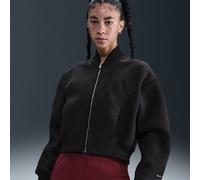 Nike Modern Fleece Oversize-Destroyer-Jacke (Damen) - Schwarz L Tall IB2679-010