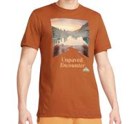 Nike Mountail Trail Logo Braunes T-Shirt S