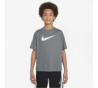 NIKE Multi+ Dri-FIT Graphic kurzarm Trainingsshirt Jungen 084 - smoke grey/white L (147-158 cm)