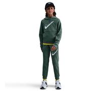 NIKE Kinder Kapuzensweat Multi Stain Repel (HF4414) XL FIR/CLAY GREEN/HTR/WHITE