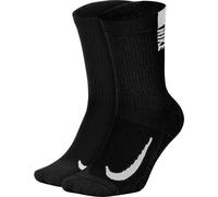 Nike Multiplier Crew Socken 2er Pack 46-50 Schwarz