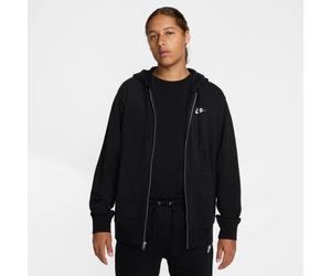Nike NC French-Terry Herren Reißverschluss-Hoodie - Schwarz/Weiß, S