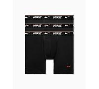 Nike Nike Herren-Boxershorts, ultra-bequem, 3er-Pack, Schwarz / Schwarz / Schwarz, Large