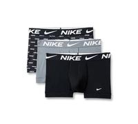 Nike Nike Herren Unterhose aus Mikro-Stretch, 3er-Pack, Nike Logo-Print/Cool Grey/Black, XX-Large
