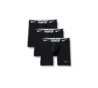 Nike Nike Herren Unterhose aus Mikro-Stretch, 3er-Pack, Schwarz/Schwarz/Schwarz, Large