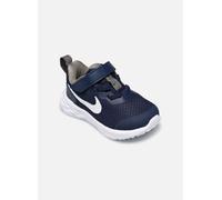 Nike Jungen Unisex Kinder Revolution 6 Sneaker, Midnight Navy White Flat Pewter, 18.5 EU