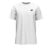 Nike Herren Sportswear Club T-Shirt, White/Black, 17 EU