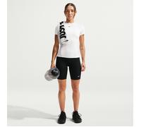 Nike - Nike W NK ONE FITTED SS TOP 100 WHITE/BLACK