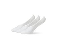 NIKE No Show Socks 3ppk Lightweight Footi 100% Polyester, Weiß/Schwarz, S EU