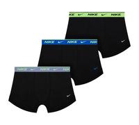Nike Trunk Dry Fit Boxershorts intensiv schwarz blau grün (3er-Pack) - L