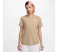 NIKE Damen Shirt W NSW CLUB SS TEE (DX7902) L LINEN/WHITE