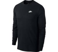Nike NSW CLUB TEE - LS Herren Shirt, schwarz, größe XXL 2XL