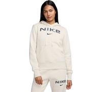 Nike Damen Phoenix Fleece Std Logo Kapuzenpullover, Lt Orewood BRN/White/Armory NA, L
