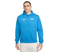 Nike Herren Kapuzenpullover Fleece Hoodie FN4895-435 M LT Photo Blue