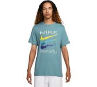 Nike NSW TEE 12MO SWOOSH Herrenshirt, türkis, größe M