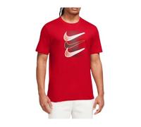Nike NSW Tee 12MO Swoosh T-Shirt für Herren, rot, Medium