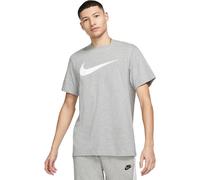 NIKE Sportswear Swoosh T-Shirt Herren 063 - dk grey heather/white XXL