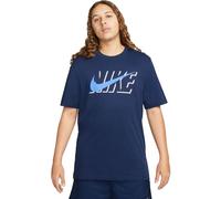 Nike NSW TEE SWOOSH BLOCK Herrenshirt, dunkelblau, größe XL