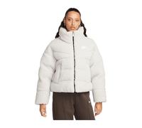 NIKE NSW Therma-Fit City Sherpa Damen Jacke Farbe: Hellgrau/Schwarz/Weiß; Größe: XS