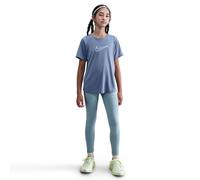 Mädchen T-Shirt Nike Kids One Fitted Dri-Fit Short Sleeve - world indigo/white - Blau (XL)