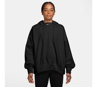 NIKE One Therma-FIT Polar Fleece Hoodie Damen 010 - black/white S