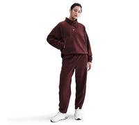 NIKE One Therma-FIT Polar Fleece Hoodie Damen 652 - burgundy crush/white M