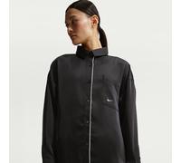 Nike Oversize-Longsleeve aus Satin (Damen) - Schwarz XS (EU 32-34) IM0575-010