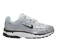 Nike Damen P-6000 Sneaker, Weiß, Schwarz, Metallic-Silber, 42 EU