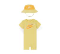 Nike PE Set aus Strampler und Bucket Hat für Babys (0-9 Monate) - Gelb 9-12M HJ1609-705