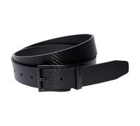 Nike Perforierter wendbarer Gürtel für Herren, Schwarz CF-Textur/Schwarz, L